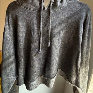 Gray Hooded Sweatshirt